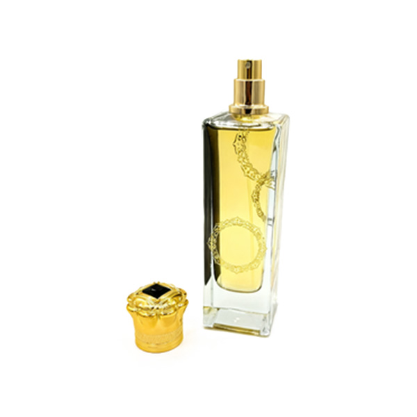 زجاجة عطور مربعة شفافة -100 مل