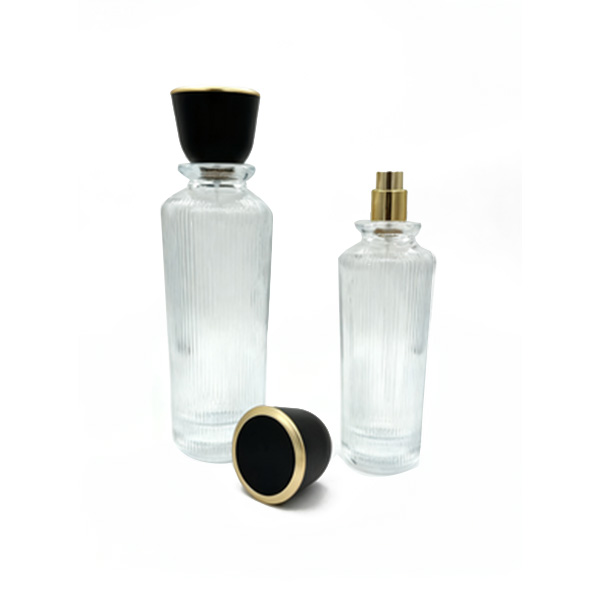 زجاجة عطور زجاجية مخططة -50/100 مل