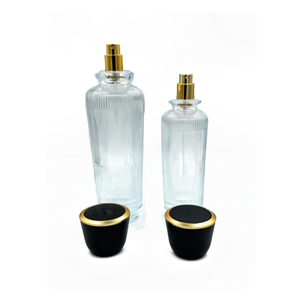 زجاجة عطور زجاجية مخططة -50/100 مل
