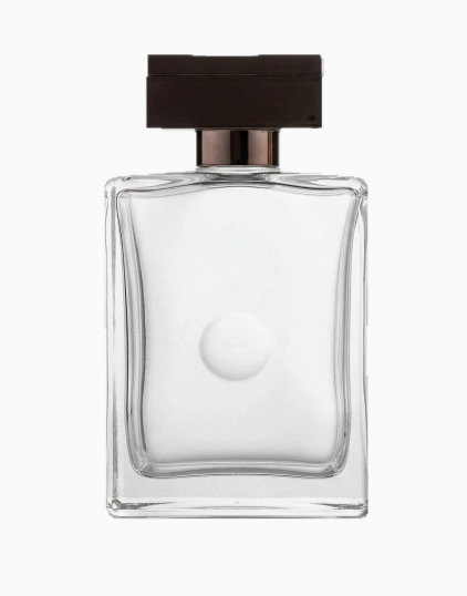 HJ-215 زجاجة عطر زجاجية مربعة منحنية -50/100 مل