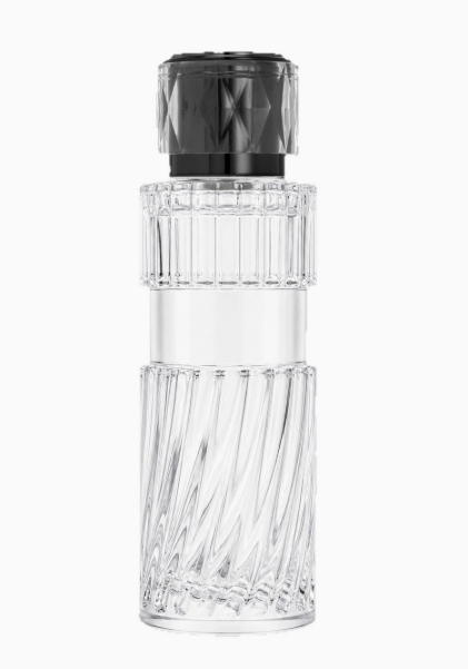 HJ-241 زجاجة عطر أسطوانية ملتوية مصنوعة من الزجاج -100 مل
