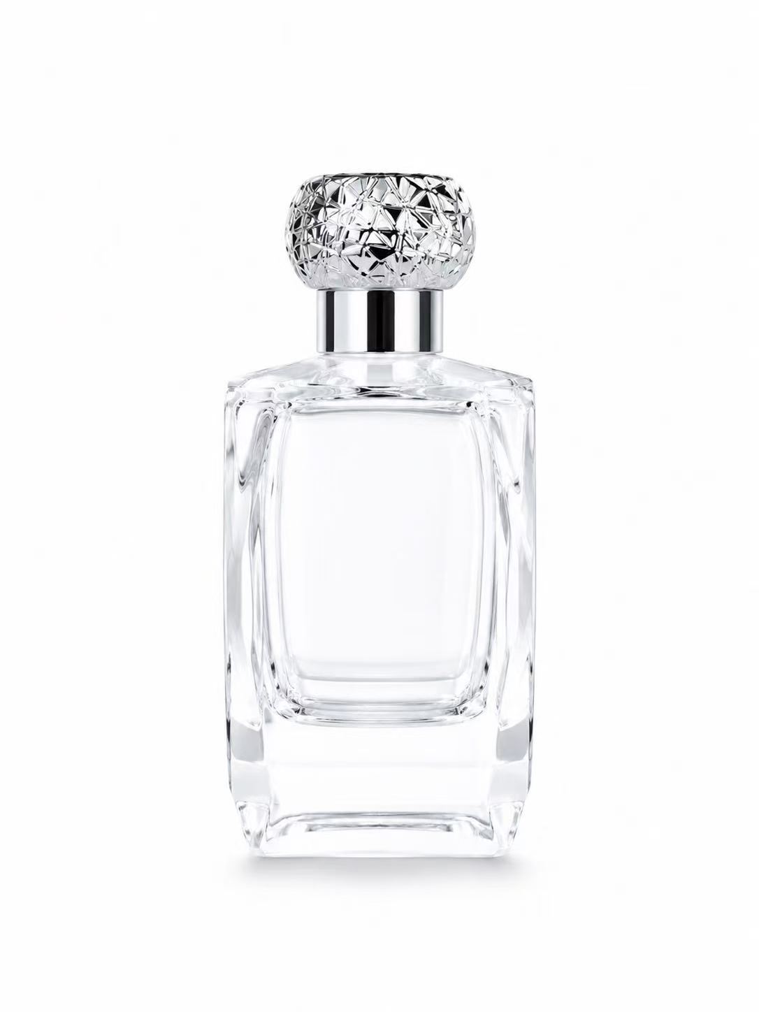 HJ-310 زجاجة عطر زجاجية مستطيلة مشطوفة الحواف -30/50 مل