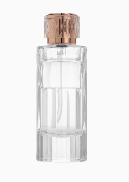زجاجة عطر من نوع HJ-233 ذات شريط زجاجي أسطواني -100 مل